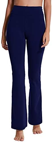 ביצועי הנשים Chinfun המותניים הגבוהות המותניים במכנסי יוגה יוגה פנימית בכיס נסתר בקרת בטן אתחול מכנסי