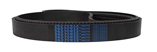 D&D Powerdrive BX38/02 חגורה פס, גומי, אורך 41 , 2 להקה