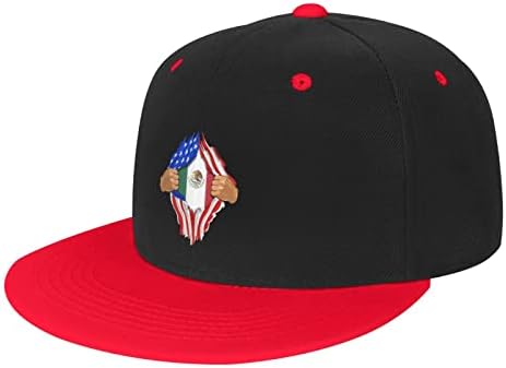 דגלי הבייסבול של ארהב ומקסיקו כובע הבייסבול לילדים, יש פונקציה נשימה טובה, נוחות טבעית ונושמת