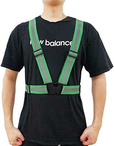 אפוד בטיחות T-Sheng עם 5 חבילות, חגורות רפלקטיביות מספקות נראות גבוהה לגברים ונשים, אולטרה-אור ונוח