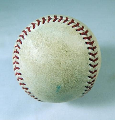 2022 משחק טקסס ריינג'רס קול רוקיס השתמש בבייסבול חוסה אורנה נתן Lowe PID - משחק בייסבול משומש