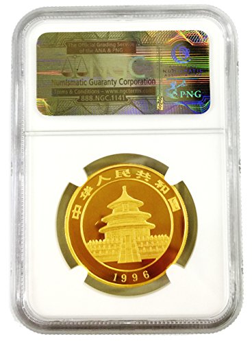 1996 CN סין 1 OZ זהב פנדה 1 OZ MS69 NGC/CAC