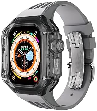 Inanir 49 ממ ערכת שינוי להקה אולטרה עבור Apple Watch Ultra 49mtransparent