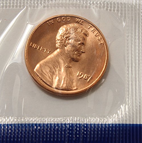 1987 P Lincoln Memorial Penny uncirtuced Us Mint Mint