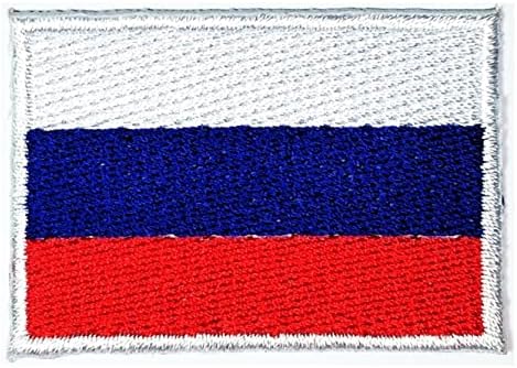 קליינפלוס 1.2 על 1.7 אינץ'. רוסיה דגל רקום תיקון צבאי טקטי דגל סמל אחיד לתפור ברזל על תיקוני המדינה