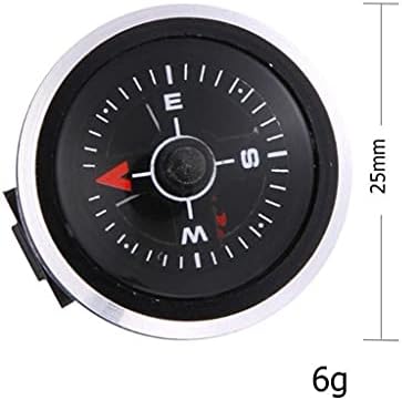 N/A מיני נייד שעון כפתור מצפן לצמיד טיולים חיצוניים קמפינג קמפינג כלים