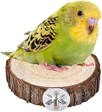 ציפורי ליטוו ציפורים מעמד טבעת טבעת אורן צעצוע מעץ מתאים לתוכנית תוכי קוקטייל אהבה ציפור בודגי ספארו