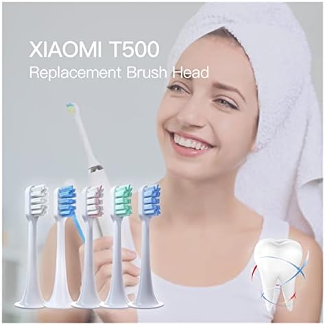 מברשת שיניים 4/10 יחידות/סט תואם ל- Xiaomi תואם ל- Mijia T300/T500 ראשי מברשת החלפה ראשי מברשת שיניים