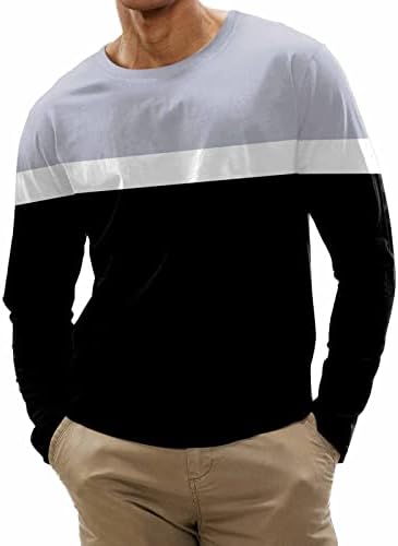 DPPA Mens אופנה ספורט מזדמן תפרים תפור דיגיטלי הדפסה דיגיטלית חולצה צוואר עגול חולצה שרוול ארוך חולצות