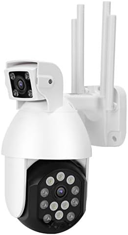 מצלמת אבטחה בעדשה כפולה, מצלמת PTZ, שיחת וידאו אטומה למים לשידור אינטרנט של HDTVI מקוון