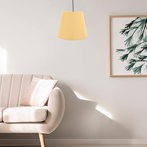 מנורה אוסאלדי כיסוי צלל תוף מודרני מלפירת שולחן מנורת מיטה מנורת רצפה מנורת סלון E14 צהוב