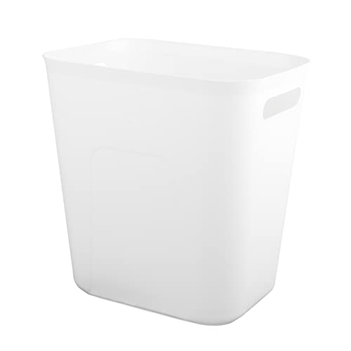 זבל אמבטיה קטן של Uujoly יכול לבזבז סל 1.5 ליטר זבל פלסטיק פח סל מיכלים לחדרי אמבטיה, חדרי שינה, מטבחים,