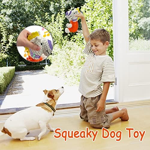 צעצועי לעיסה של גור, צעצועים לעיסת כלבים קטיפה, צעצועים בגומי גומי טבעיים, צעצועי כלבים אינטראקטיביים