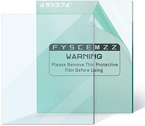 כיסוי עדשות קדמי Fyscemzz 231411, 4 1/2 x 3 3/4 '' - 20 יחידות