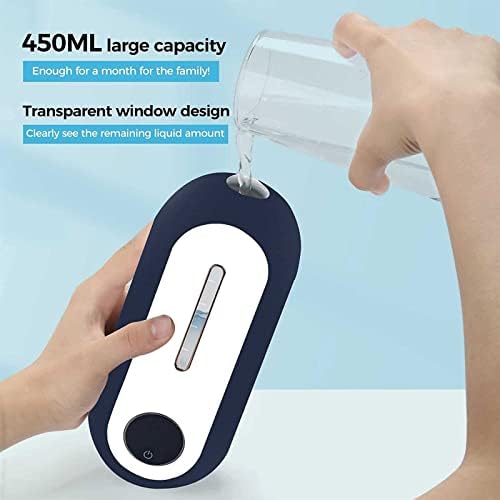 Deiovr ידיים מקציפות נטולות חינם מתקן סבון מקציף מתכוונן 3 מפלס חיישן חשמלי מתקן סבון קיר קיר 15.2oz/450