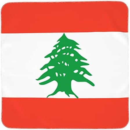 דגל לבנון שמיכה לתינוק מקבלת שמיכה לעטיפת כיסוי חוט -יילוד של תינוקות