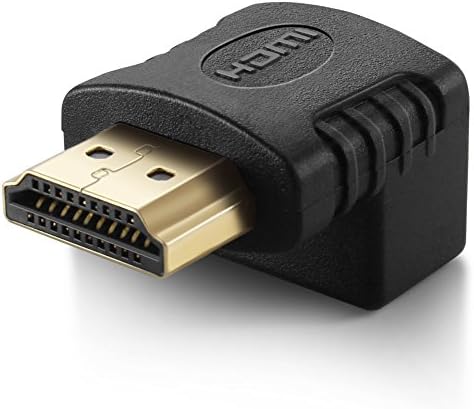 TNP HDMI מתאם זווית מתאם זכר עד שומר יציאה נקבה מחבר ימני אנכי מצמד צמד שקע שקע - תומך 4K 4KX2K ULTRA