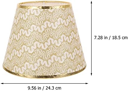 גוון מנורה של Besportble, 1 יחידות בד צליל בצל בד שולחן אילמות נברשת יצירתית מגן על מנורת מנורת שולחן